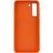 TPU чохол Bonbon Metal Style для Samsung Galaxy S24+ Помаранчевий / Papaya 284998 фото 3