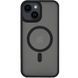 TPU+PC чохол Metal Buttons with MagSafe для Apple iPhone 14 (6.1") Чорний 255068 фото 1