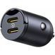 АЗП Baseus Tiny Star Mini Car Charger 2xType-C 30W black 361573 фото 4