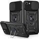 Чохол Ummi Camshield Serge Ring для Apple iPhone 7 / 8 / SE (2020) (4.7") Чорний 390695 фото 1