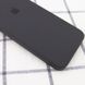 Чохол Silicone Case Square Full Camera Protective (AA) для Apple iPhone XR (6.1") Сірий / Dark Gray 215603 фото 2