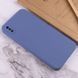Силіконовий чохол Candy Full Camera для Apple iPhone XS Max (6.5") Блакитний / Mist blue 206017 фото 4