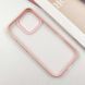TPU+PC чохол Metal Buttons для Apple iPhone 16 Pro Max (6.9") Рожевий 318274 фото 4
