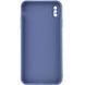 Силіконовий чохол Candy Full Camera для Apple iPhone XS Max (6.5") Блакитний / Mist blue 206017 фото 2