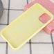 Чохол Silicone Case Full Protective (AA) для Apple iPhone 11 Pro Max (6.5") Жовтий / Mellow Yellow 197717 фото 3