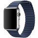 Magnetic Leather Loop For Apple Watch 38/40 mm Dark Blue 188279 фото 1
