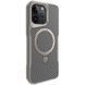 TPU+PC чохол Metal Buttons with MagSafe Carbon Ring для Apple iPhone 15 Pro Max (6.7") Сірий 321368 фото 1