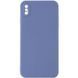 Силіконовий чохол Candy Full Camera для Apple iPhone XS Max (6.5") Блакитний / Mist blue 206017 фото 1