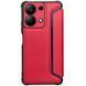 Шкіряний чохол книжка GETMAN Razor (PU) для Xiaomi Redmi Note 13 Pro 4G / Poco M6 Pro 4G Red 346373 фото 2