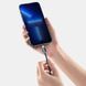 Кабель Baseus Crystal Shine Series Fast Charging Data USB кабель Type-C To IP 20W 2m (CAJY000305) Purple 255226 фото 5