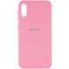 Чехол Silicone Cover My Color Full Protective (A) для Samsung Galaxy A02 Розовый / Pink 205273 фото 1