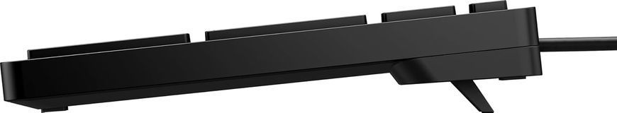 Клавіатура мембранна НР 320K, 109key, USB-A, EN/UK, чорний 380328 фото