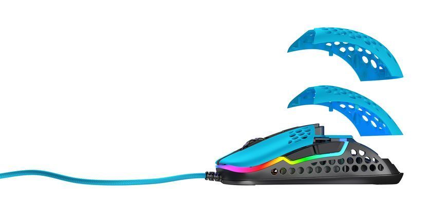Миша Xtrfy M42, USB-A, RGB, Miami Blue (XG-M42-RGB-BLUE) 372480 фото