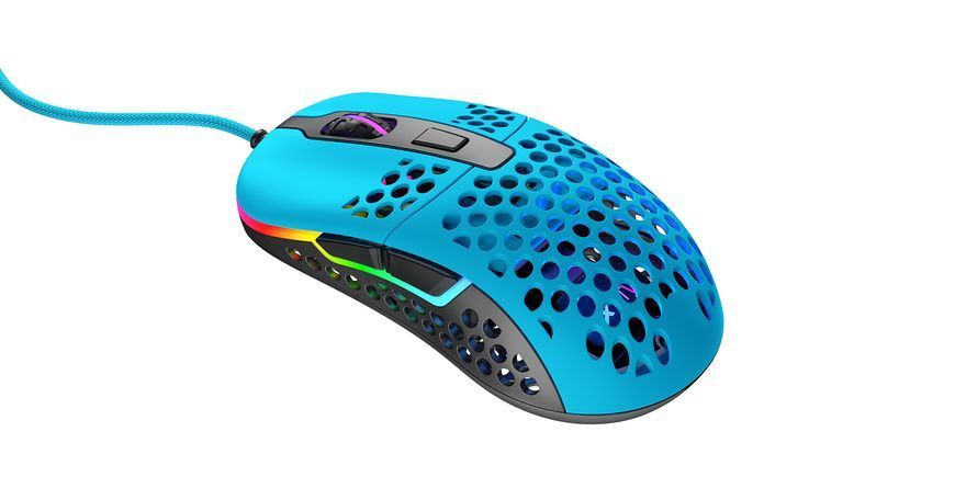 Миша Xtrfy M42, USB-A, RGB, Miami Blue (XG-M42-RGB-BLUE) 372480 фото