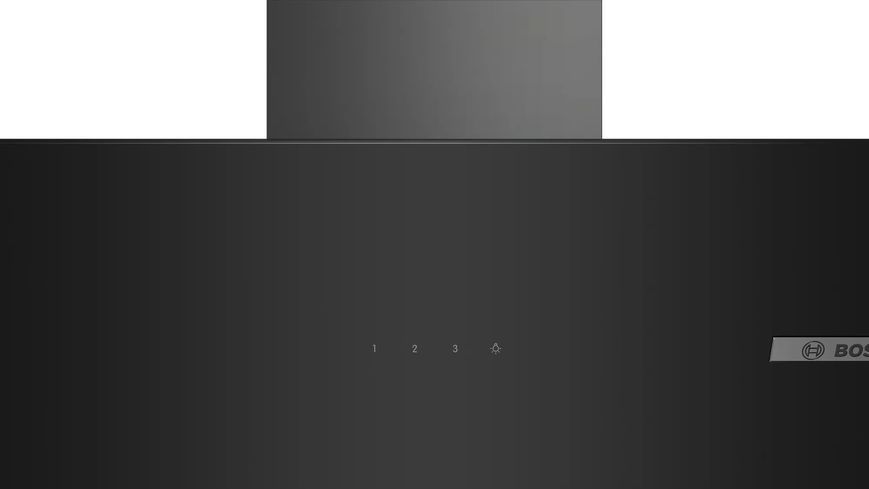 Витяжка Bosch похила, 60см, 616 м.куб/год, чорний (DWK65AD30R) 375887 фото