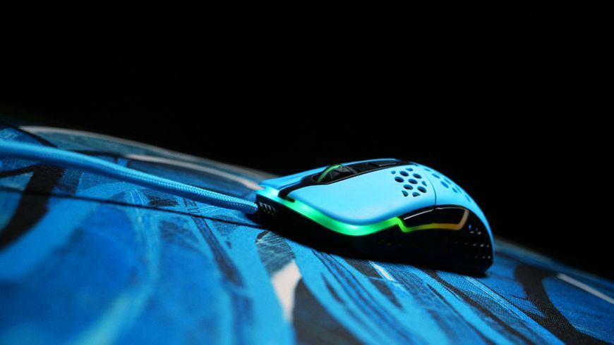 Миша Xtrfy M42, USB-A, RGB, Miami Blue (XG-M42-RGB-BLUE) 372480 фото