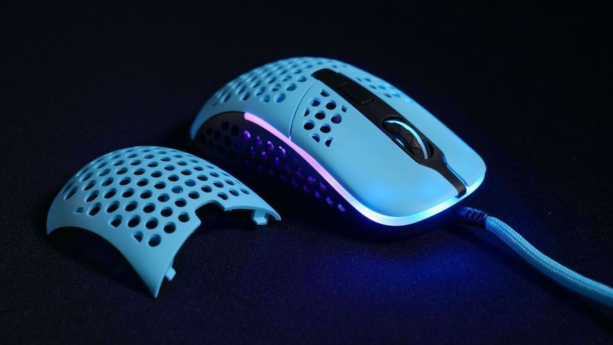 Миша Xtrfy M42, USB-A, RGB, Miami Blue (XG-M42-RGB-BLUE) 372480 фото