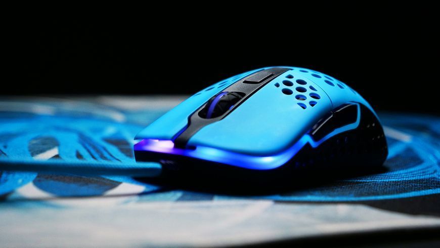 Миша Xtrfy M42, USB-A, RGB, Miami Blue (XG-M42-RGB-BLUE) 372480 фото