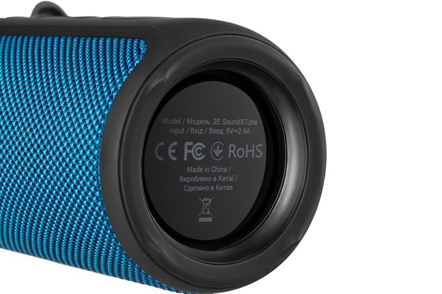 Акустична система 2E SoundXTube TWS, MP3, Wireless, Waterproof Blue (2E-BSSXTWBL) 363985 фото