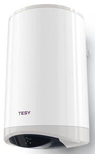 Водонагрівач електр. TESY Modeco Cloud круглий GCV 804724D C22 ECW, 80л, 2,4кВт, сухий тен, електр. кер-ння, B, WIFI, білий 364447 фото