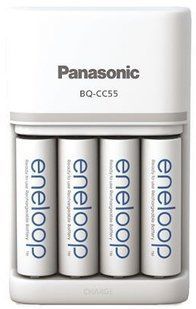 Зарядний пристрій Smart-Quick Charger + Акумулятор Eneloop NI-MH AA 2000 мАг, 4 шт. (K-KJ55MCD40E) 372324 фото