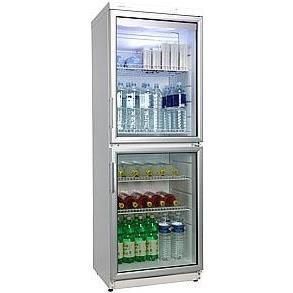 Холодильна вітрина Snaige, 173x60х60, 350л, полок - 5, зон - 1, бут-154, 2дв., ST, алюмін.двері, білий (CD35DM-S300C) 374924 фото