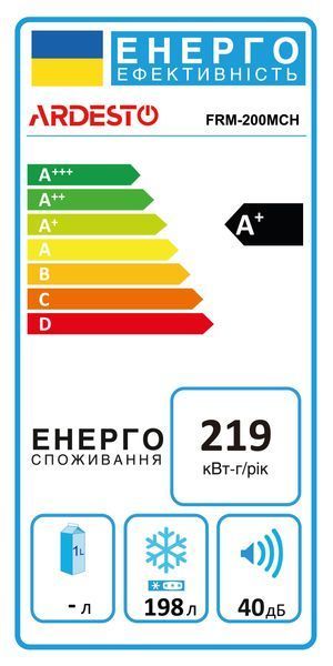 Морозильна скриня ARDESTO, 198л, А+, ST, режим холодильника, білий (FRM-200MCH) 375671 фото
