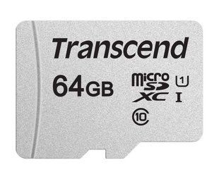 Карта пам'яті Transcend microSD 64GB C10 UHS-I R100/W20MB/s (TS64GUSD300S) 372423 фото