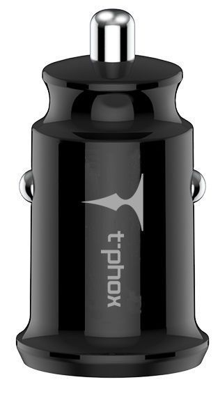 авто зарядка T-PHOX Charger Set 2.4A Dual+MicroUSB cable 1.2m (Чорний) 306567 фото