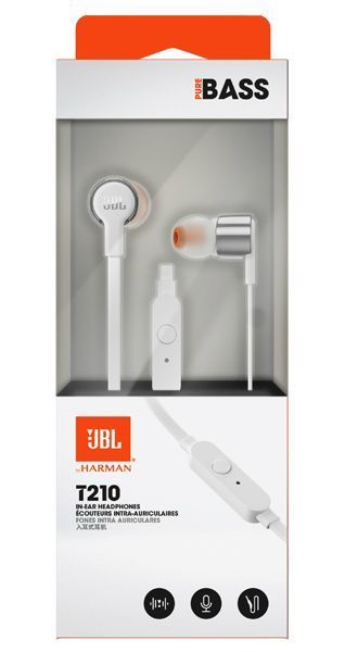 Дротові Навушники JBL T210 (JBLT210GRY) Grey 268529 фото