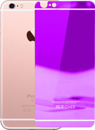 Захисне скло iPhone 6/6s Aluminum Light Purple (2in1) 64927 фото
