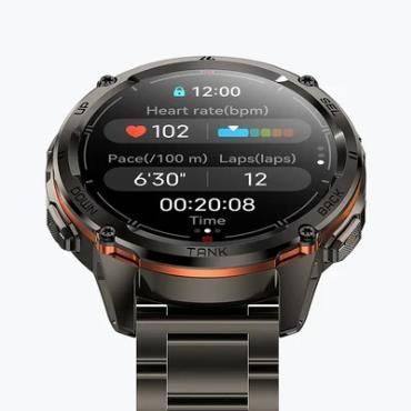 Розумний годинник T3 ULTRA 2 SE TANK T3 ULTRA 2 SE BLK KOSPET 390077 фото