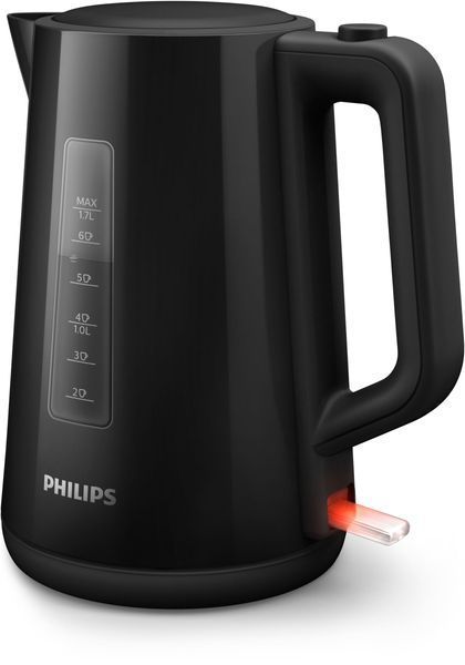 Електрочайник Philips Series 3000 1.7л, пластик, чорний (HD9318/20) 370479 фото
