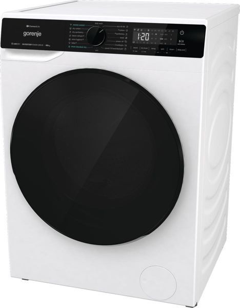Прально-сушильна машина Gorenje фронтальна, 9(6)кг, 1400, A+, 55см, дисплей, інвертор, Wi-Fi, білий (WD2PA964ADW) 379923 фото
