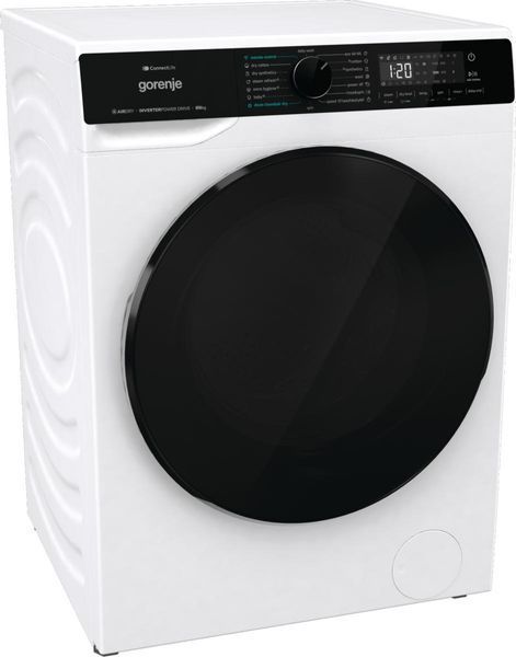 Прально-сушильна машина Gorenje фронтальна, 9(6)кг, 1400, A+, 55см, дисплей, інвертор, Wi-Fi, білий (WD2PA964ADW) 379923 фото