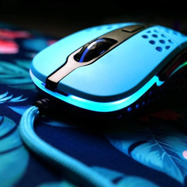 Миша Xtrfy M4, USB-A, RGB, Miami Blue (XG-M4-RGB-BLUE) 372481 фото