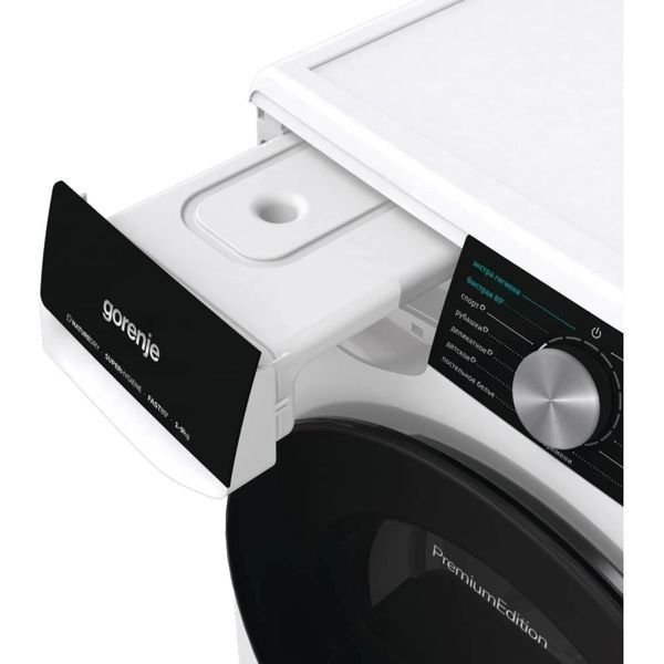 Сушильна машина Gorenje тепловий насос, 9кг, A++, 60см, дисплей, 15 програм, підсвітка барабану, білий (DNS92) 374458 фото