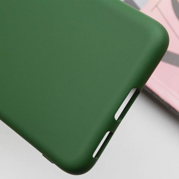 Чохол TPU GETMAN Liquid Silk Full Camera для Samsung Galaxy S22+ Зелений / Dark green 397570 фото