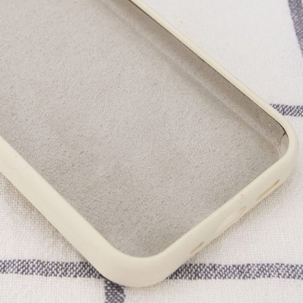 Чохол Silicone Case Full Protective (AA) NO LOGO для Apple iPhone 13 Pro Max (6.7") Бежевий / Antigue White 321231 фото