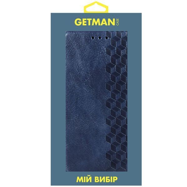 Шкіряний чохол книжка GETMAN Cubic (PU) для Xiaomi Redmi 9A Синій 208080 фото