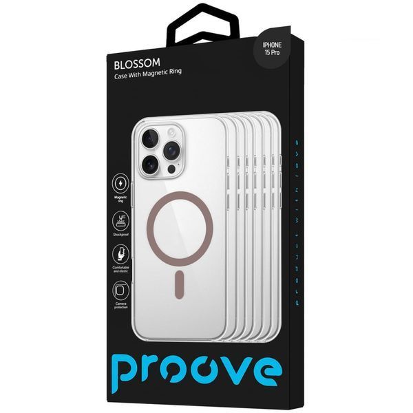 Чохол Proove Blossom Case with Magnetic Ring iPhone 15 Pro mint (PCBLIP15P009) 359692 фото