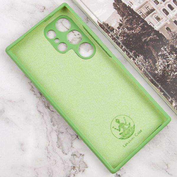 Чохол Silicone Cover Lakshmi Full Camera (AAA) для Samsung Galaxy S24 Ultra М'ятний / Mint 286930 фото