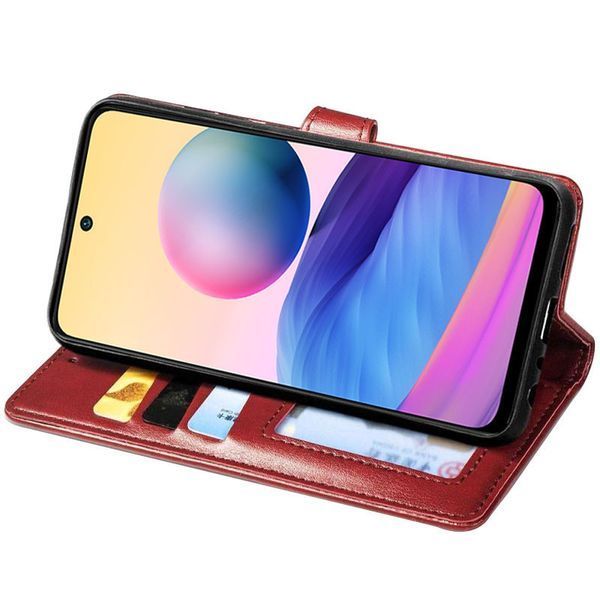 Шкіряний чохол книжка GETMAN Gallant (PU) для Tecno Spark Go 2023 Червоний 268113 фото