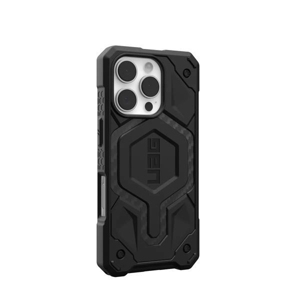 Чохол UAG для iPhone 16 Pro, Monarch Pro Magsafe, Carbon Fiber (114456114242) 361925 фото