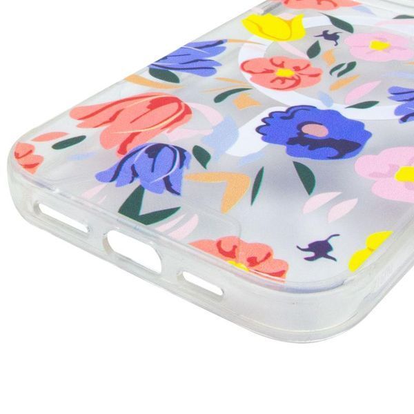 TPU+PC чохол Clear Garden with MagSafe для Apple iPhone 17 Pro (6.3") Tropical Art 402273 фото