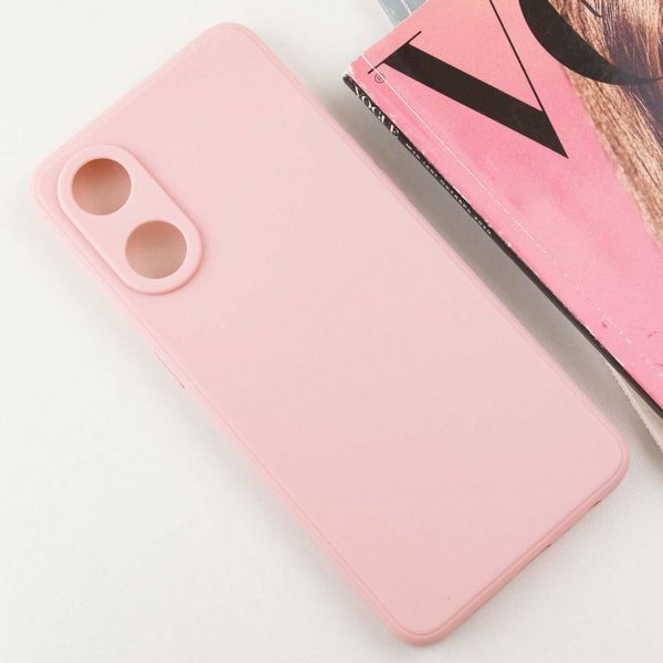 Силіконовий чохол Candy Full Camera для Oppo Reno 8 T 4G Рожевий / Pink Sand 286348 фото