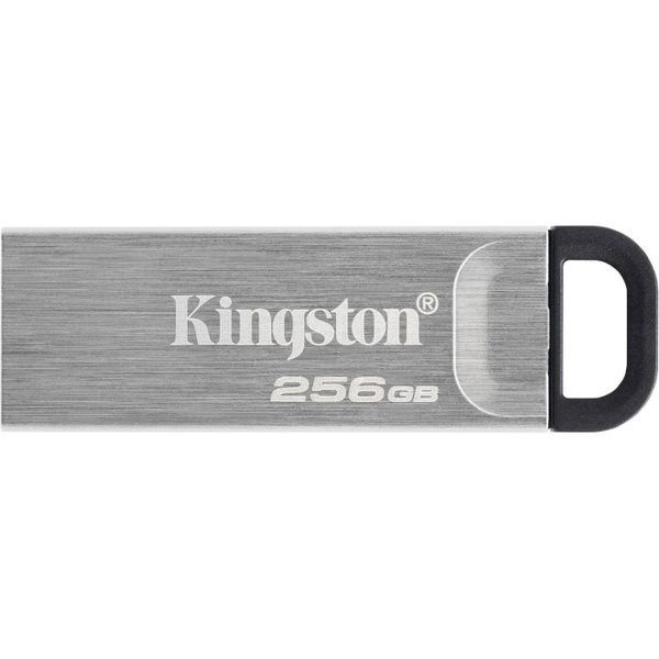 Флеш-накопичувач USB3.2 256GB Kingston DataTraveler Kyson (DTKN/256GB) Silver/Black 288189 фото
