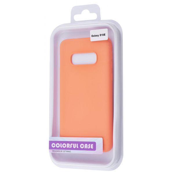 Чохол WAVE Colorful Case (TPU) Samsung Galaxy S10E (G970F) black 331773 фото