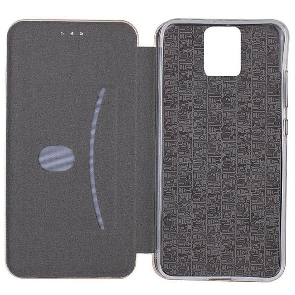 Кожаный чехол (книжка) Classy для Xiaomi Redmi Note 9s / Note 9 Pro / Note 9 Pro Max Золотой 198979 фото