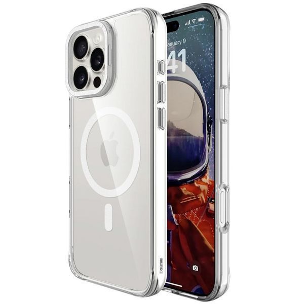 Чохол TPU Space Case Apex with MagSafe для Apple iPhone 16 Pro (6.3") Silver 345822 фото
